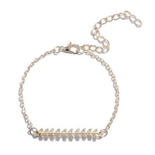 Load image into Gallery viewer, 5Pcs/set Bohemian Gold Color Moon Leaf Crystal Open Bracelet Set For - Sophornlilly