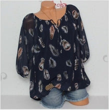 Load image into Gallery viewer, New Leisure Blouse Women's Blouses Summer Tops