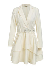 Load image into Gallery viewer, Elegant ruffle turndown collar party