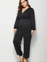 Load image into Gallery viewer, Elegant Lantern Sleeve V-neck Jumpsuit