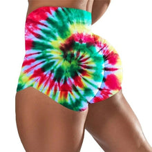 Load image into Gallery viewer, High Waist Shorts Women Tie dye Shorts For Women Biker Woman