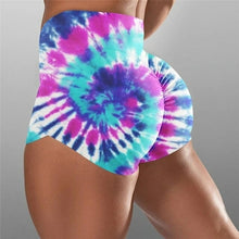 Load image into Gallery viewer, High Waist Shorts Women Tie dye Shorts For Women Biker Woman