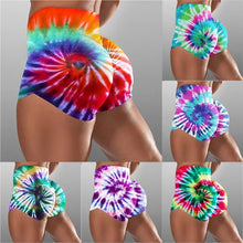 Load image into Gallery viewer, High Waist Shorts Women Tie dye Shorts For Women Biker Woman