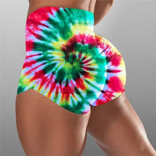 Load image into Gallery viewer, High Waist Shorts Women Tie dye Shorts For Women Biker Woman