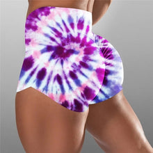 Load image into Gallery viewer, High Waist Shorts Women Tie dye Shorts For Women Biker Woman