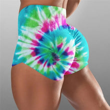 Load image into Gallery viewer, High Waist Shorts Women Tie dye Shorts For Women Biker Woman
