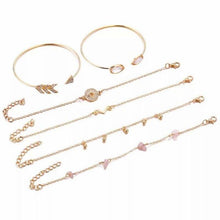 Load image into Gallery viewer, 6Pcs/set Different Style Elephant Tassel Chain Bracelet Sets For Women - Sophornlilly