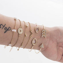Load image into Gallery viewer, 6Pcs/set Different Style Elephant Tassel Chain Bracelet Sets For Women - Sophornlilly