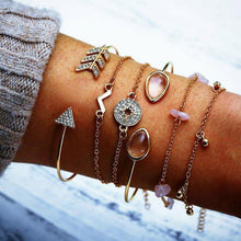 Load image into Gallery viewer, 6Pcs/set Different Style Elephant Tassel Chain Bracelet Sets For Women - Sophornlilly