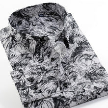 Load image into Gallery viewer, 6XL 7XL 8XL 9XL 10XL Large Size Flower Print Men's Fashion Casual Long