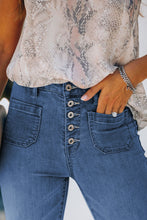 Load image into Gallery viewer, Button Fly Skinny Jeans