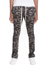 Load image into Gallery viewer, NEUTRAL CAMO TRACK PANTS- BLACK