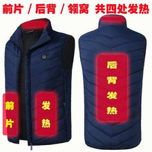 Load image into Gallery viewer, 8/4 Areas Heated jacket Usb Smart Washable Heating Warm Vest Size