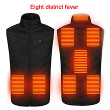Load image into Gallery viewer, 8/4 Areas Heated jacket Usb Smart Washable Heating Warm Vest Size