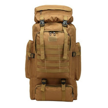 Load image into Gallery viewer, 80/100L Outdoor Military Rucksacks Oxford Fabric Waterproof Tactical