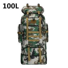 Load image into Gallery viewer, 80/100L Outdoor Military Rucksacks Oxford Fabric Waterproof Tactical