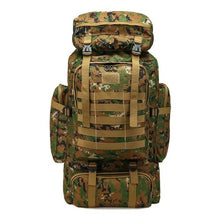 Load image into Gallery viewer, 80/100L Outdoor Military Rucksacks Oxford Fabric Waterproof Tactical
