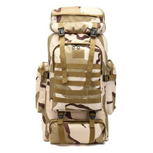 Load image into Gallery viewer, 80/100L Outdoor Military Rucksacks Oxford Fabric Waterproof Tactical