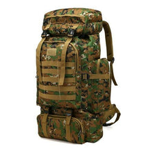 Load image into Gallery viewer, 80L Oxford Fabric Military Tactical Army Backpack Rucksack Camping