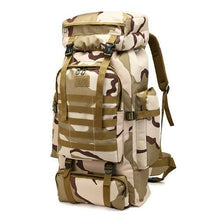 Load image into Gallery viewer, 80L Oxford Fabric Military Tactical Army Backpack Rucksack Camping