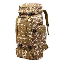 Load image into Gallery viewer, 80L Oxford Fabric Military Tactical Army Backpack Rucksack Camping