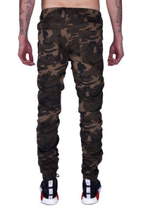 Mulisha Stacked Leg Joggers (Camo)