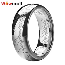 Load image into Gallery viewer, Gold Tungsten Rings Engraving for Men Wedding Bands Womens
