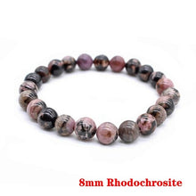 Load image into Gallery viewer, Natural Stone Strand Beads Bracelet Reiki Healing Pink Quartz - Sophornlilly