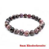 Natural Stone Strand Beads Bracelet Reiki Healing Pink Quartz - Sophornlilly