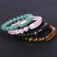Load image into Gallery viewer, Natural Stone Strand Beads Bracelet Reiki Healing Pink Quartz - Sophornlilly