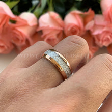 Load image into Gallery viewer, 8mm Rose Gold Tungsten Carbide Ring for Men Women Wedding Bands Rings