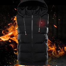 Load image into Gallery viewer, 9 Areas Heated Vest Intelligent Temperature Control USB Charging