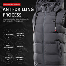Load image into Gallery viewer, 9 Areas Heated Vest Intelligent Temperature Control USB Charging