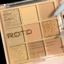 Load image into Gallery viewer, 9 Colors Eyeshadow Palette Matte Shimmering Naturally Long Lasting No