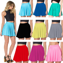 Load image into Gallery viewer, 9 Colors Solid Women Summer Black Above Knee Red Blue Silver Green