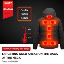 Load image into Gallery viewer, 9 Zone Electric Heating Clothing Dual Control Thick Clothes Three
