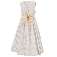 Load image into Gallery viewer, 90% Duck down dress winter women's luxury fashion v neck autumn and