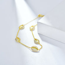 Load image into Gallery viewer, Silver Jewelry Women's Gold Light Luxury Shell Anklet With A Sense