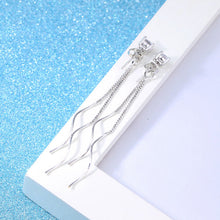 Load image into Gallery viewer, Sterling silver Jewelry Women's temperament long section ear