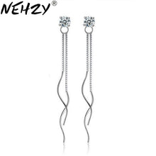 Load image into Gallery viewer, Sterling silver Jewelry Women's temperament long section ear