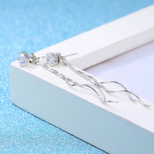 Load image into Gallery viewer, Sterling silver Jewelry Women's temperament long section ear