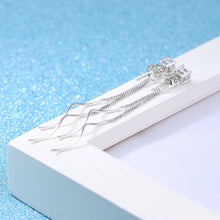 Load image into Gallery viewer, Sterling silver Jewelry Women's temperament long section ear