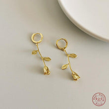 Load image into Gallery viewer, 925 Sterling Silver European Simple Rose Earrings Women Classic - Sophornlilly