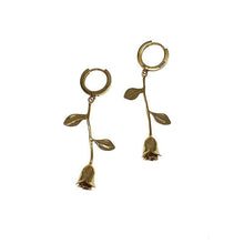 Load image into Gallery viewer, 925 Sterling Silver European Simple Rose Earrings Women Classic - Sophornlilly