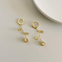 Load image into Gallery viewer, 925 Sterling Silver European Simple Rose Earrings Women Classic - Sophornlilly