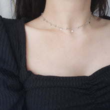 Load image into Gallery viewer, 925 Sterling Silver Necklace Wafer Necklace For Women Elegant