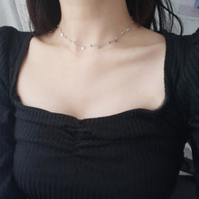 Load image into Gallery viewer, 925 Sterling Silver Necklace Wafer Necklace For Women Elegant