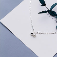 Load image into Gallery viewer, Sterling Silver pearl Anklet Summer Barefoot Ankle Leg Bracelets