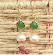 Load image into Gallery viewer, sterling silver classic temperament aquamarine crystal water drop