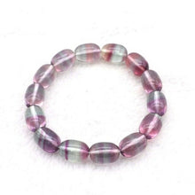 Load image into Gallery viewer, AAA Superior Quality Natural Purple Rainbow Fluorite Bracelet Men And
